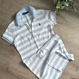 Polo by Ralph Lauren Kids Blue Striped Shirt